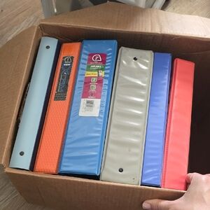 Colorful Binders, Bundle Of 6